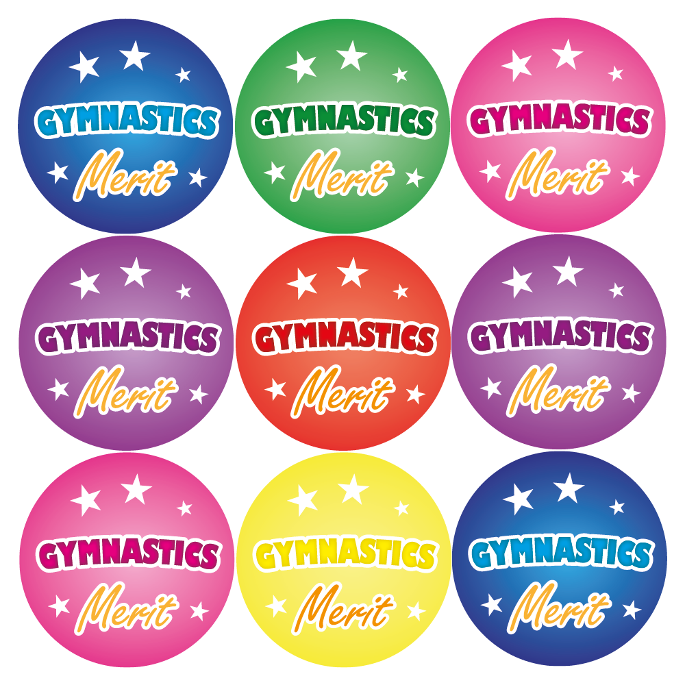 Gymnastics Reward Stickers