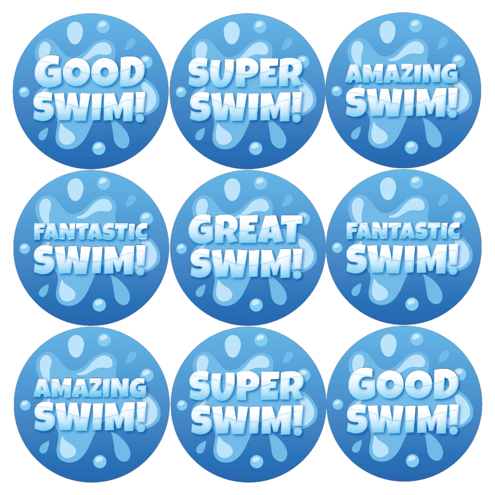 Swimming Reward Stickers