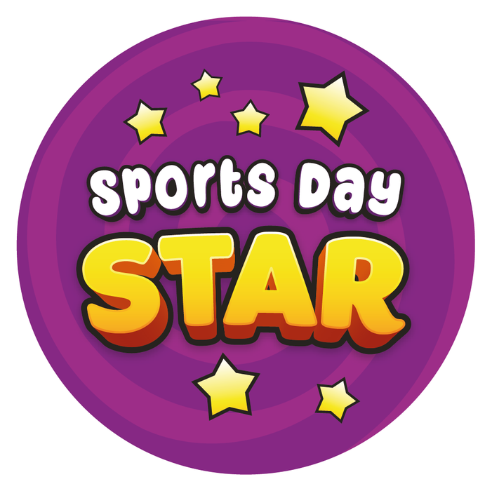 Sports Day Star Reward Stickers