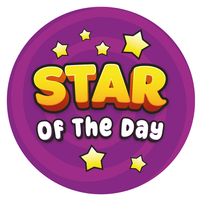 Star of the Day Reward Stickers