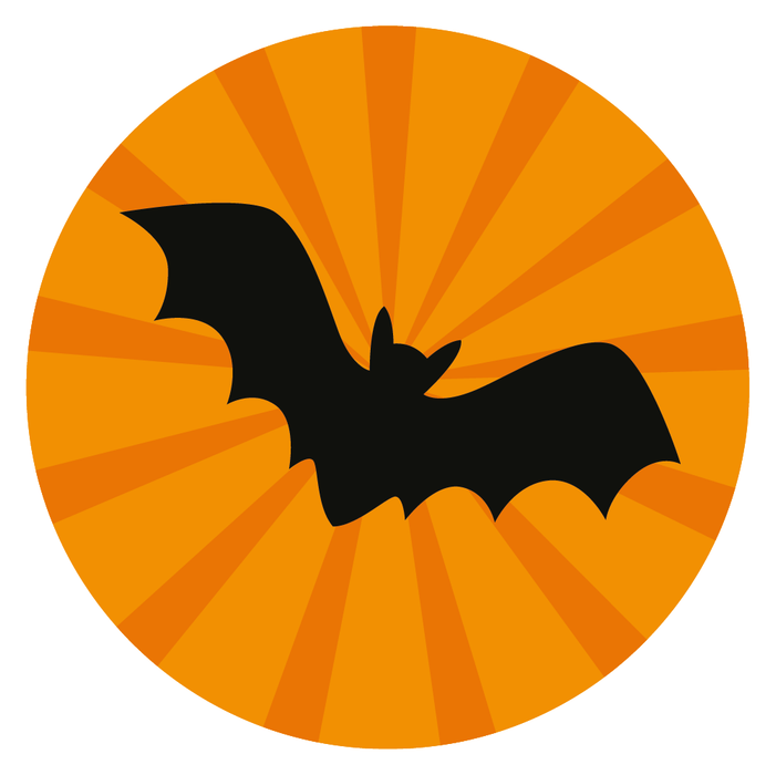 Bat Silhouette Reward Stickers