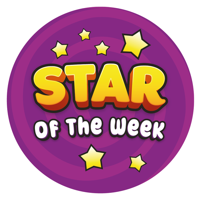 Star Week Star of the Week Reward Stickers β MyClassroom