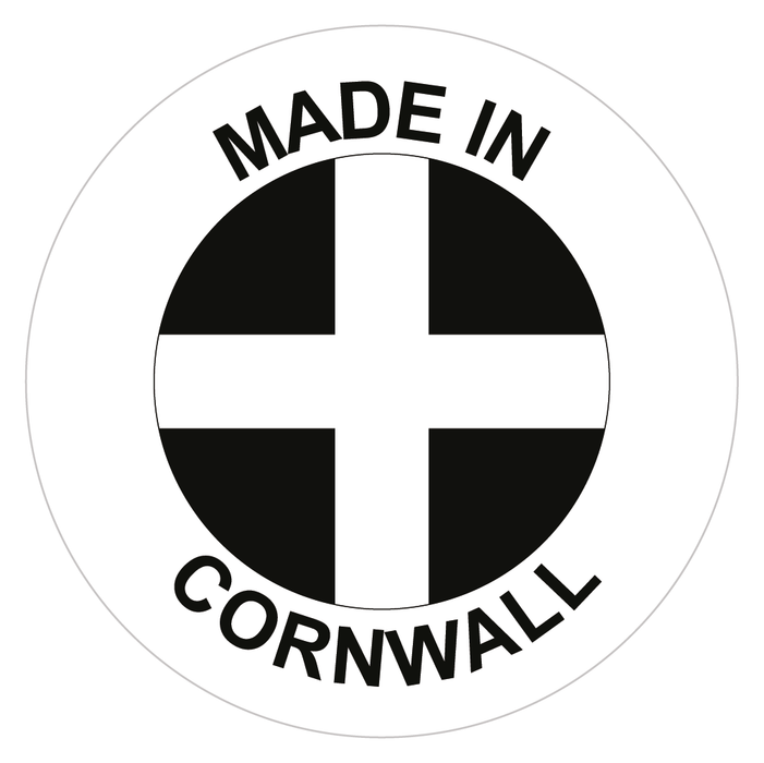 Made in Cornwall / Handmade in Cornwall Stickers 30mm Product Labels