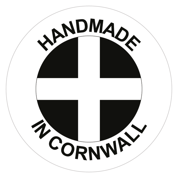 Made in Cornwall / Handmade in Cornwall Stickers 30mm Product Labels