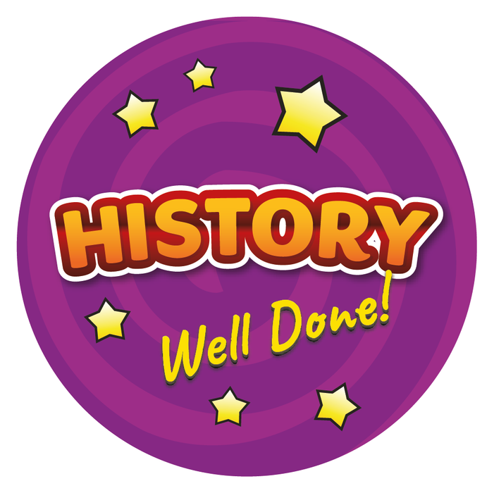 History Well Done! Reward Stickers