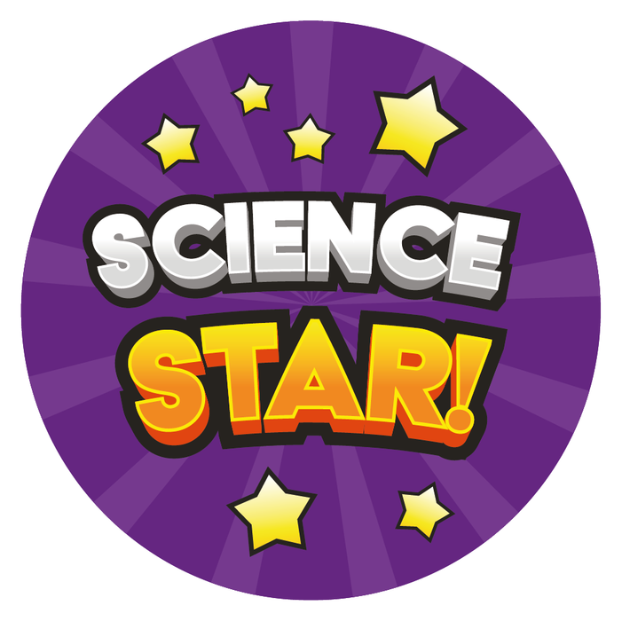 Science Star Reward Stickers