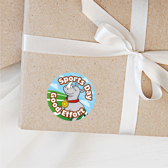 48 Sports Day Reward Stickers - Safari Animals