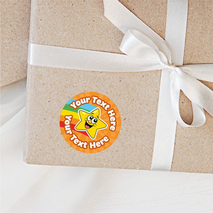 Personalised Rainbow Superstar Reward Stickers