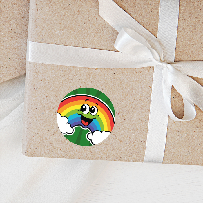 144 Luck of the Irish St Patricks Day Stickers for Crafts, Party Bags and Sweet Cones 30mm