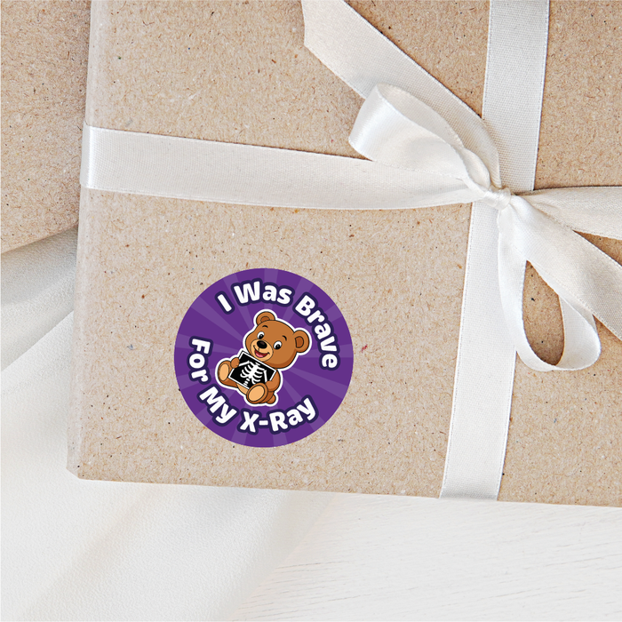 Teddy Bear X-Ray Reward Stickers