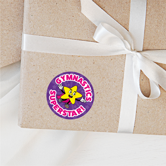 Gymnastics Superstar Star Reward Stickers