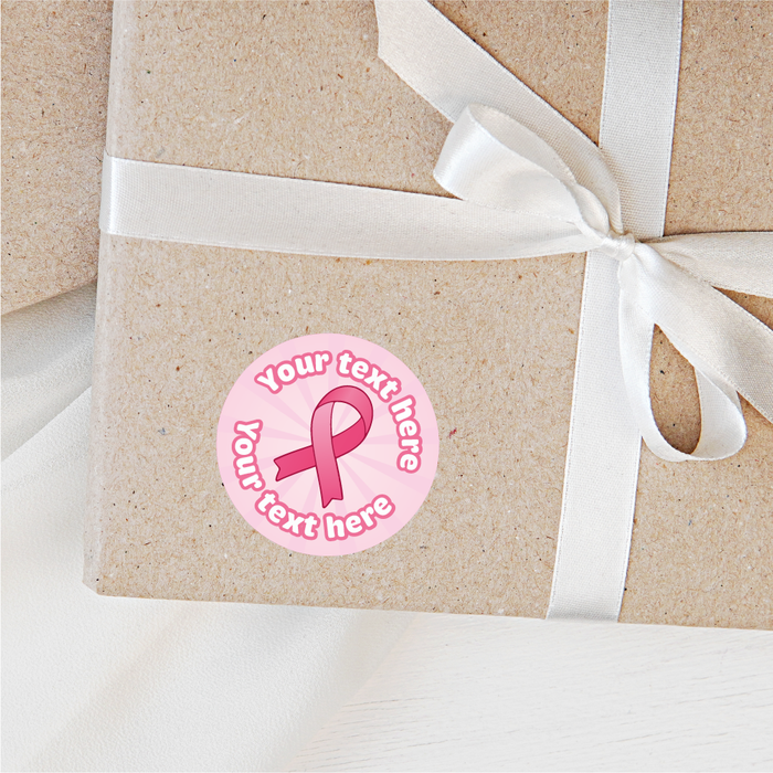 Personalised Breast Cancer Awareness Stickers