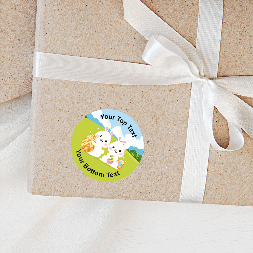Personalised Cute Easter Bunny Reward Stickers — MyClassroom