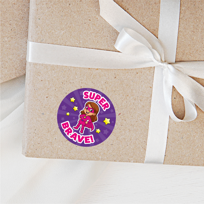 Superhero Bravery Stickers