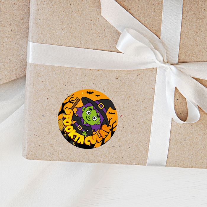 Halloween Characters Praise Words Reward Stickers
