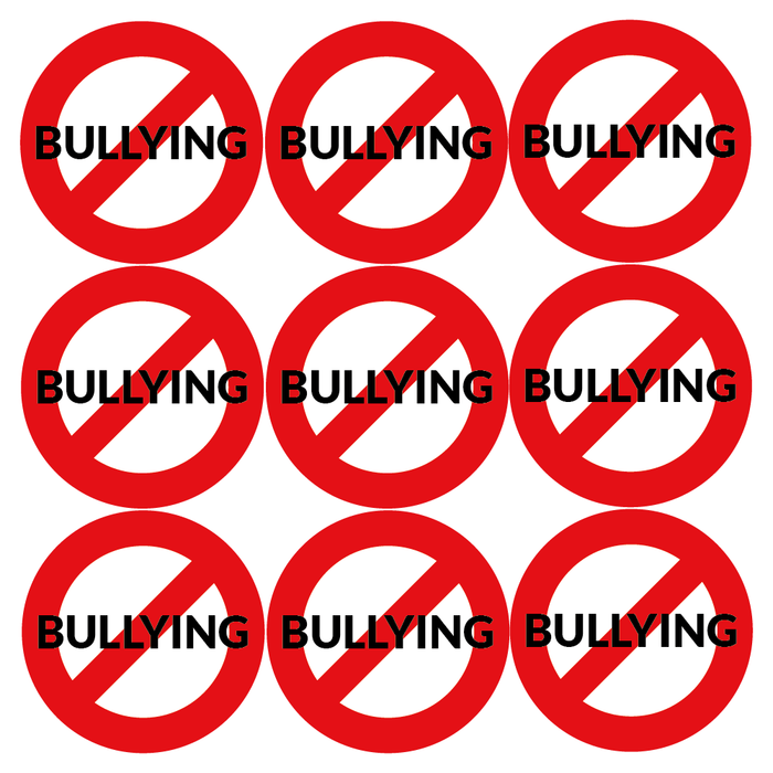 Stop Sign Anti Bullying Stickers