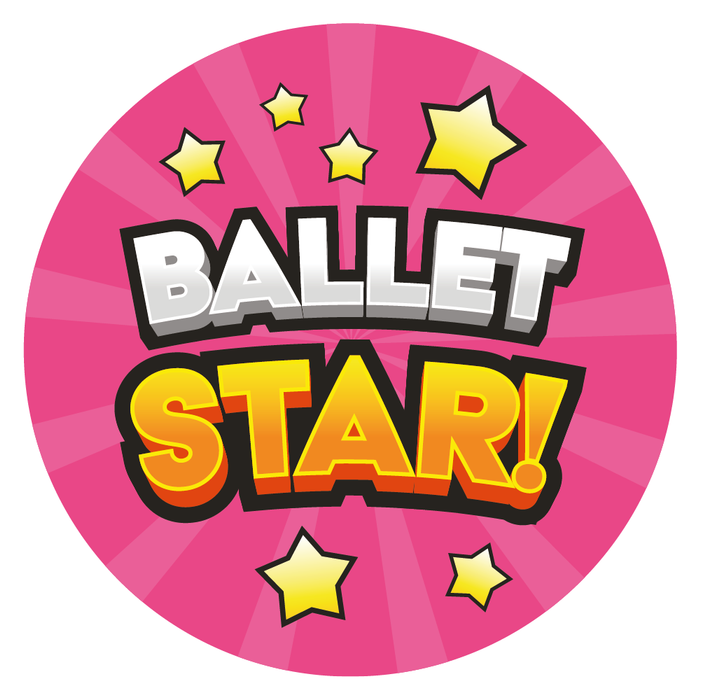 Ballet Star Reward Stickers