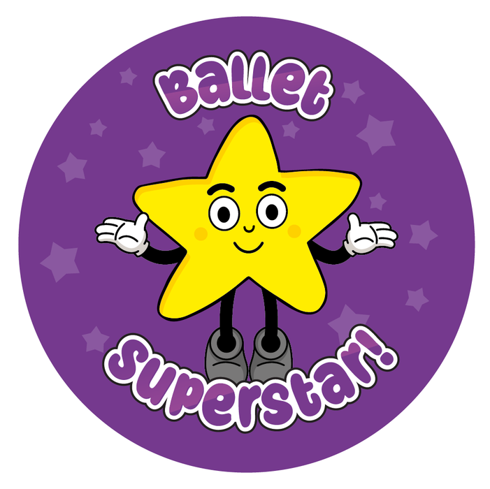 Ballet Superstar Reward Stickers