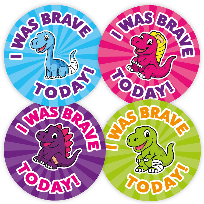 Dinosaur Bravery Stickers