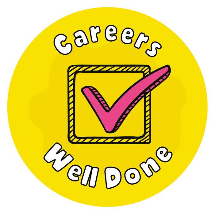 Careers Well Done Reward Stickers
