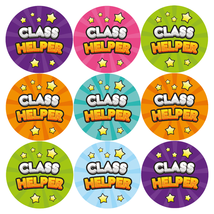 Class Helper Star Reward Stickers — MyClassroom