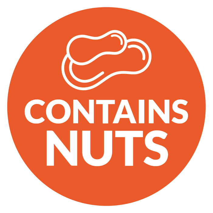144 Contains Nuts Food Allergy Labels 30mm
