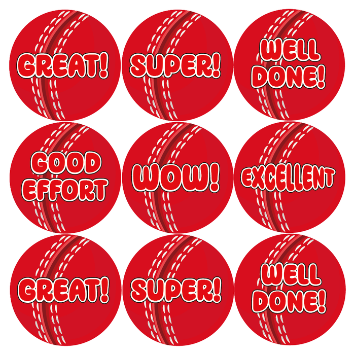 Cricket Praise Words Reward Stickers