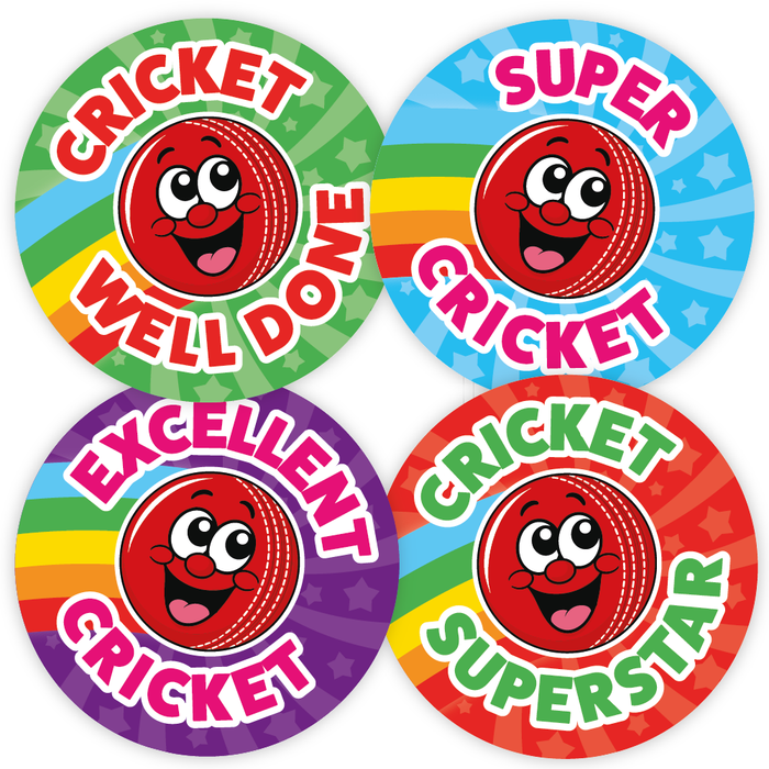 Smiling Cricket Reward Stickers