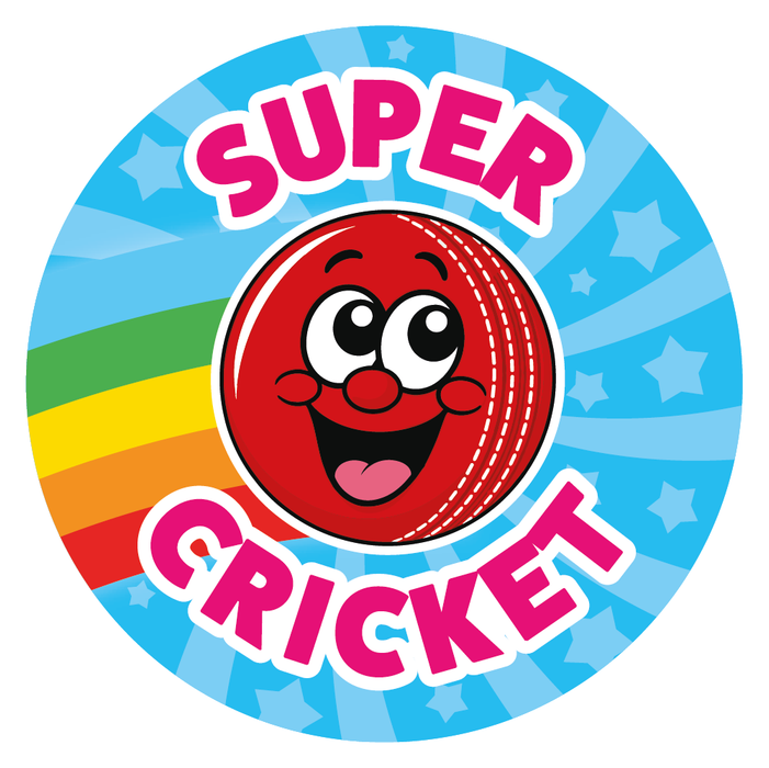 Smiling Cricket Reward Stickers