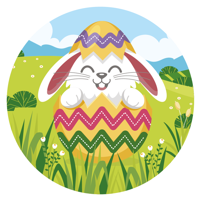 Cute Easter Bunny Easter Reward Stickers