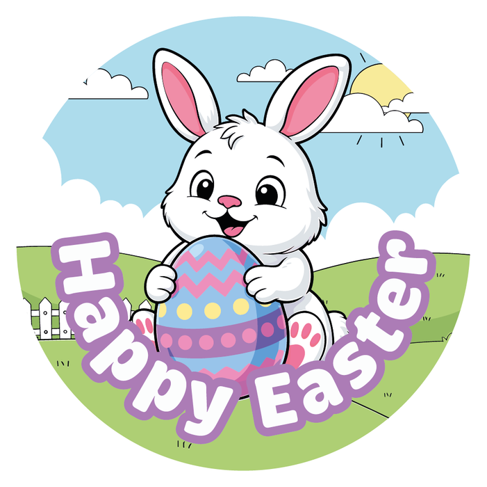 Happy Easter Cute Easter Characters Reward Stickers