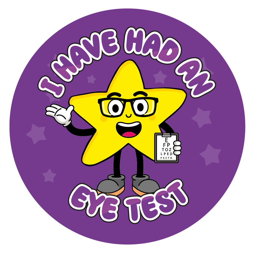 Eye Test Star Reward Stickers — MyClassroom