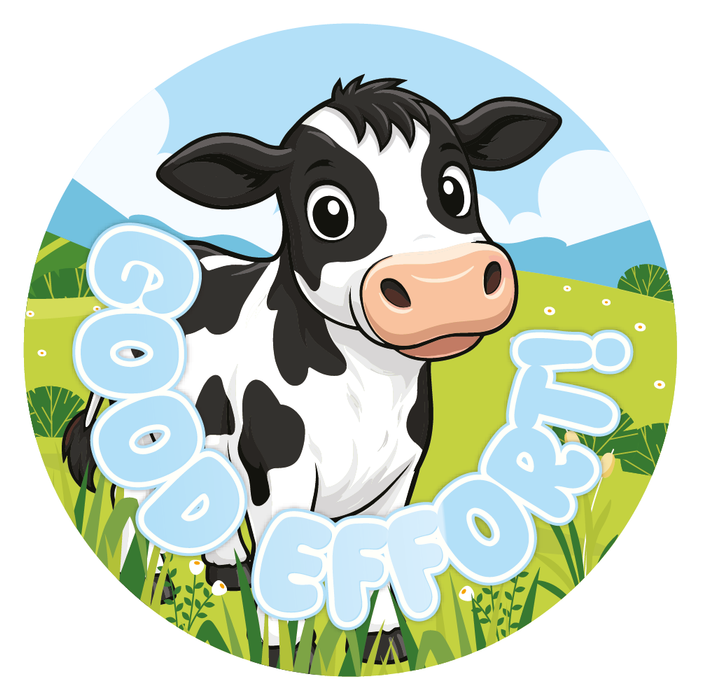 144 Cute Farm Animals Praise Words Reward Stickers 30mm Reward Stickers for School Teachers, Parents and Nursery