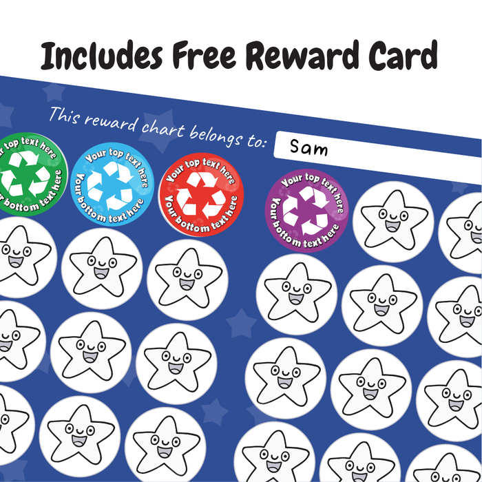 Personalised Recycling Reward Stickers