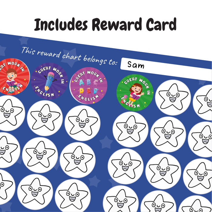 English Reward Stickers