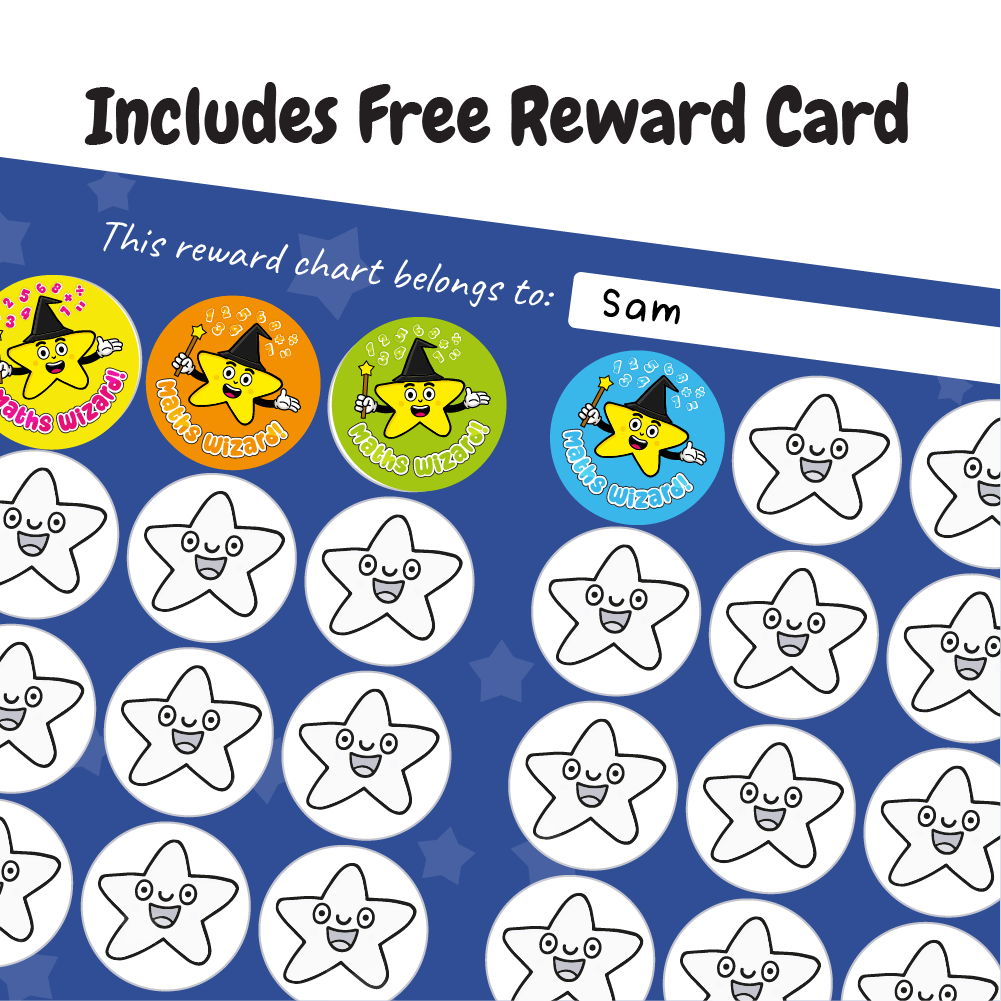 Maths Wizard Reward Stickers — MyClassroom
