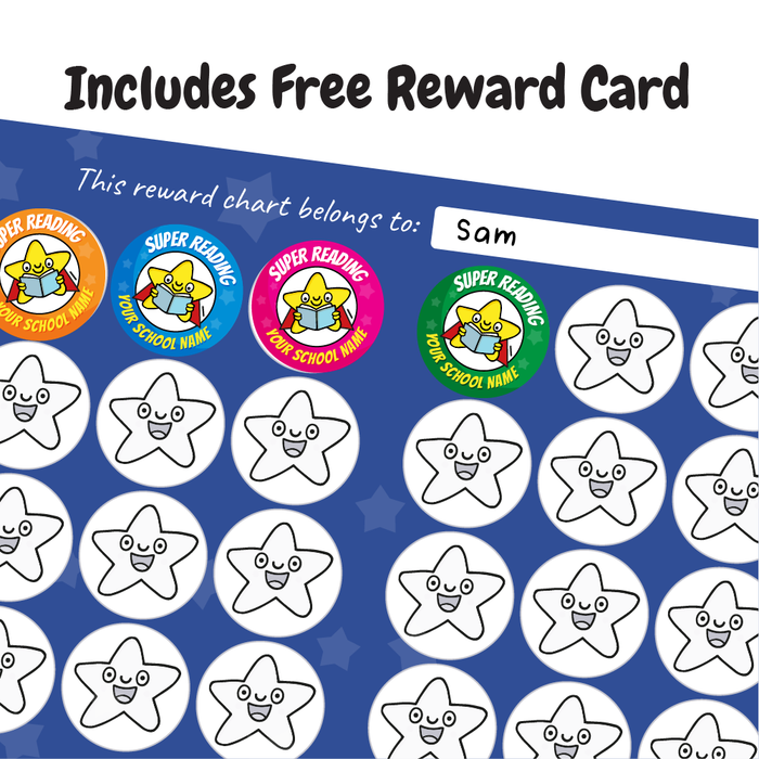 Reading Superstar Star Reward Stickers