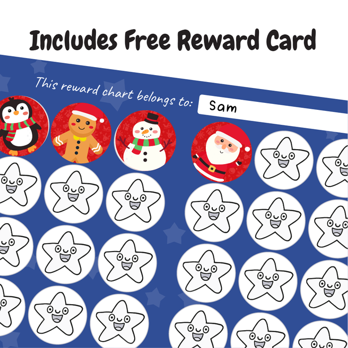 Christmas Characters Reward Stickers