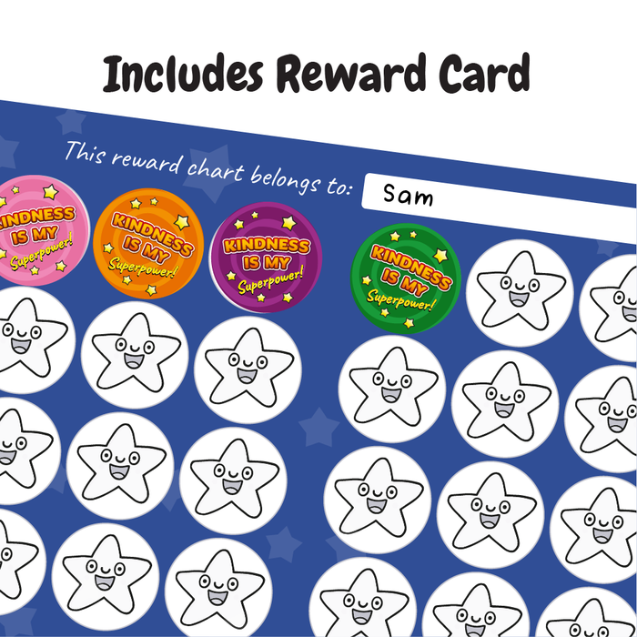 Kindness is my Superpower Reward Stickers