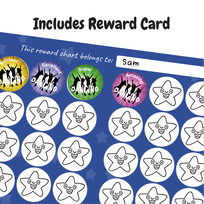 Dance Reward Stickers