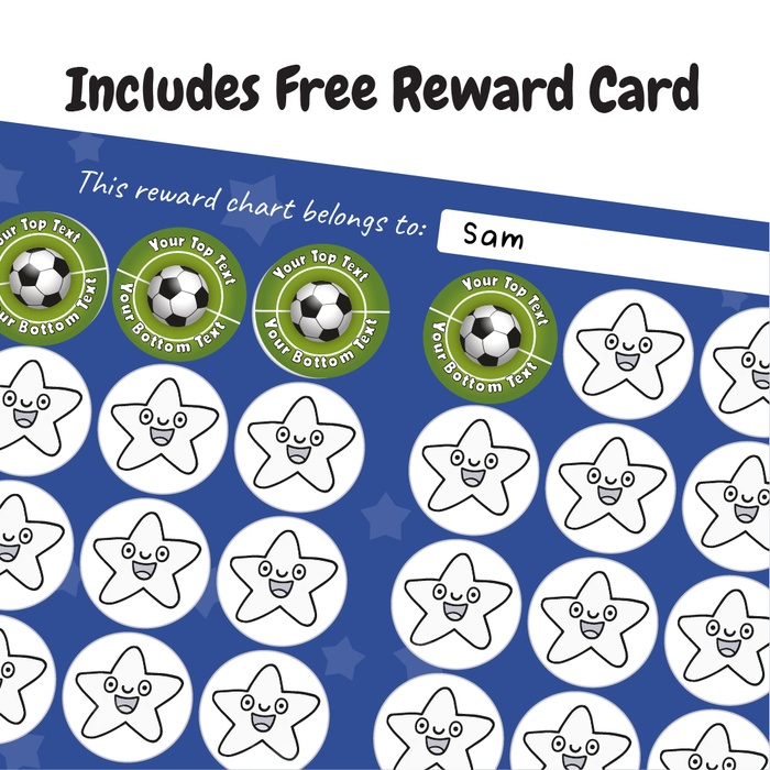 Personalised Football Reward Stickers