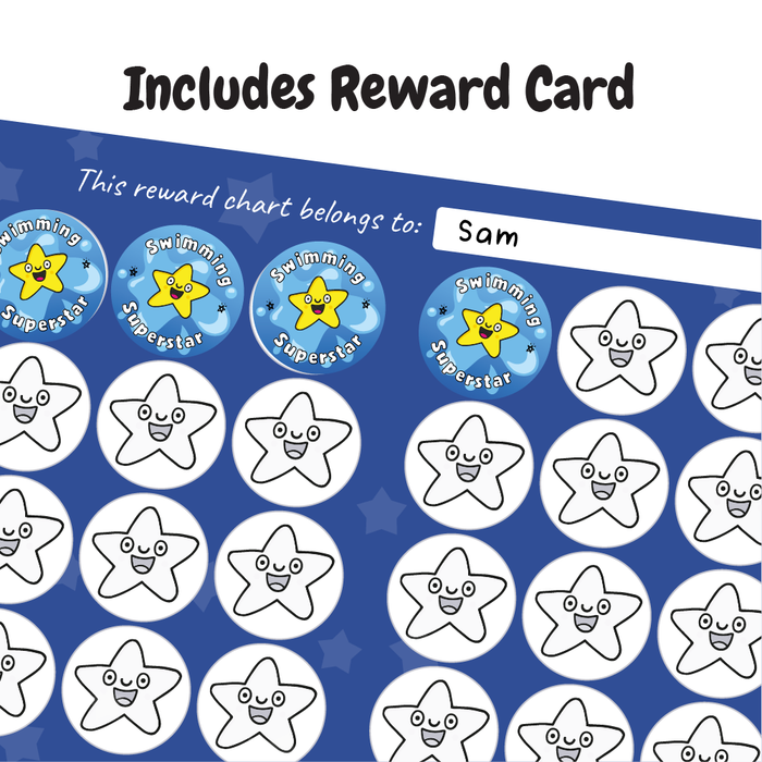 Swimming Superstar Reward Stickers