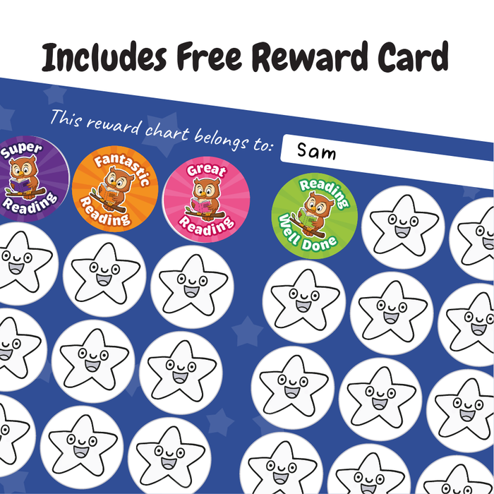Wise Owl Reading Reward Stickers