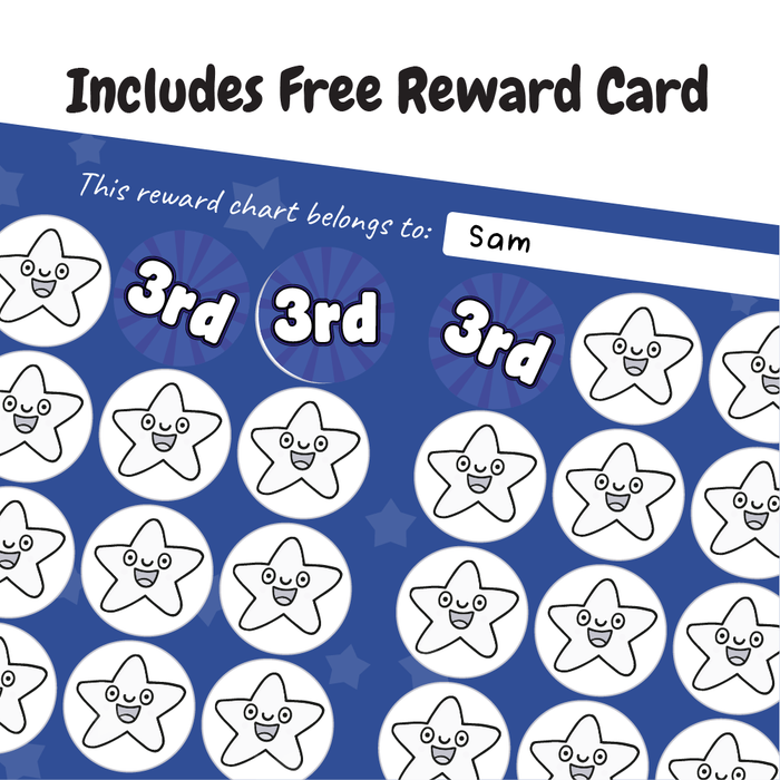3rd Place Sports Day Reward Stickers