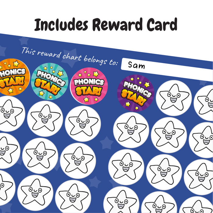 Phonics Star Reward Stickers