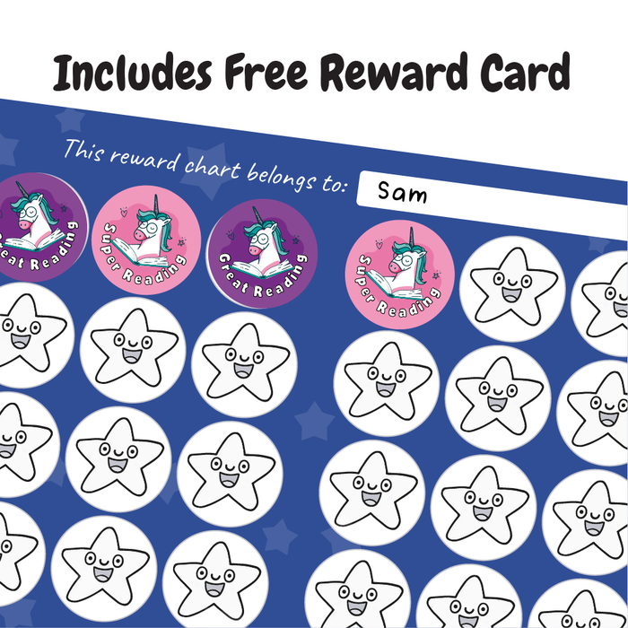 Unicorn Reading Reward Stickers