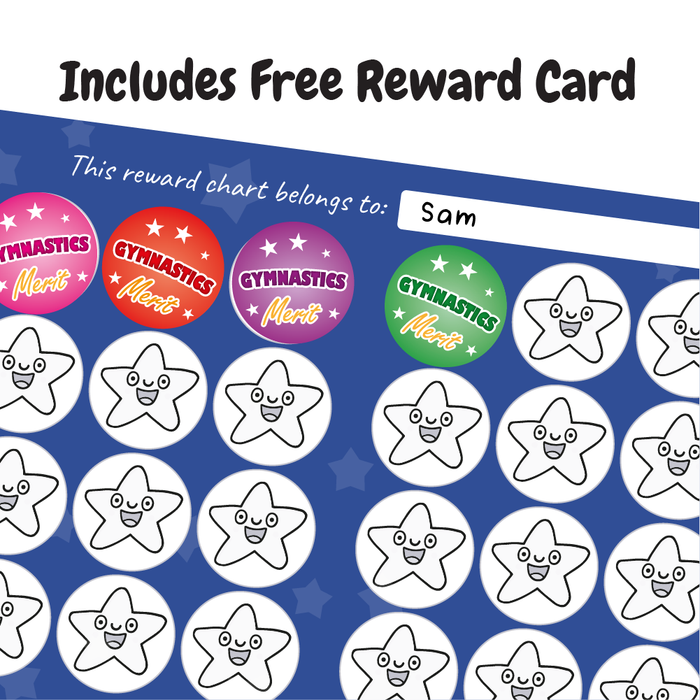 Gymnastics Merit Reward Stickers