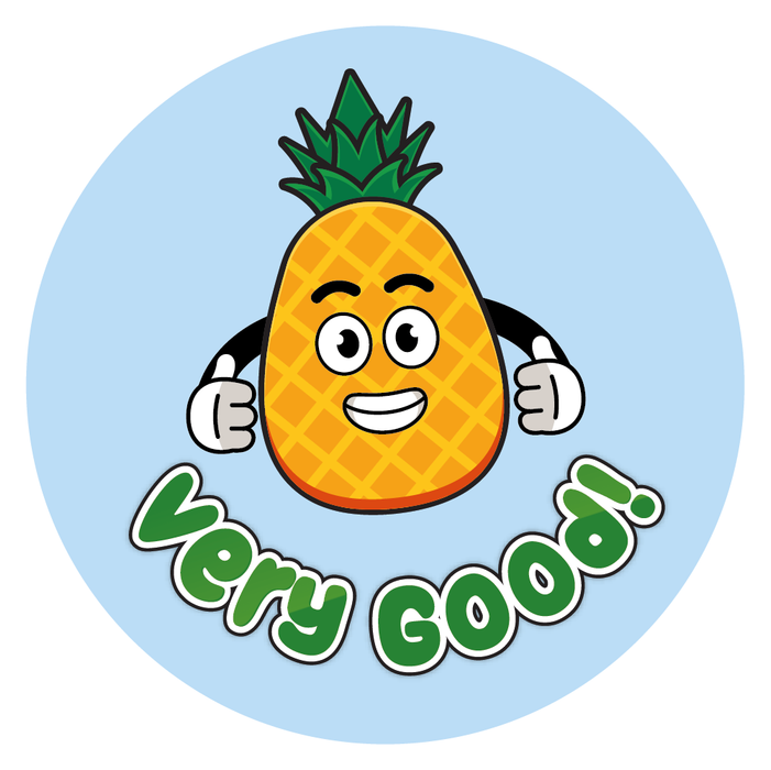 Happy Fruit Praise Words Reward Stickers