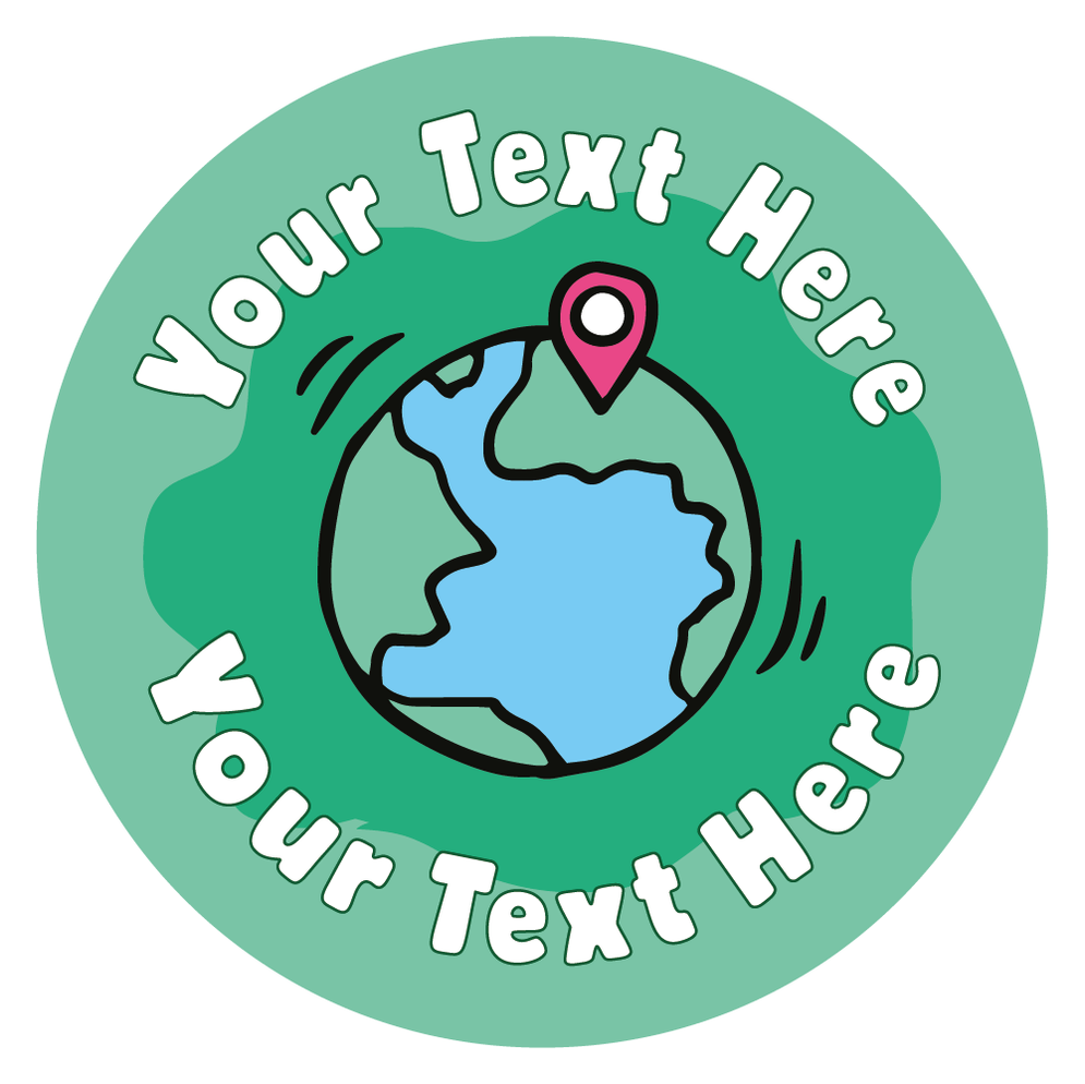 Personalised Geography Well Done Reward Stickers — MyClassroom