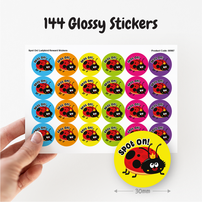 Spot On! Ladybird Reward Stickers